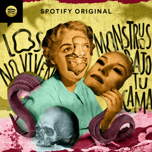 Poster oficial de Los Monstruos no viven bajo tu cama - un original de Spotify